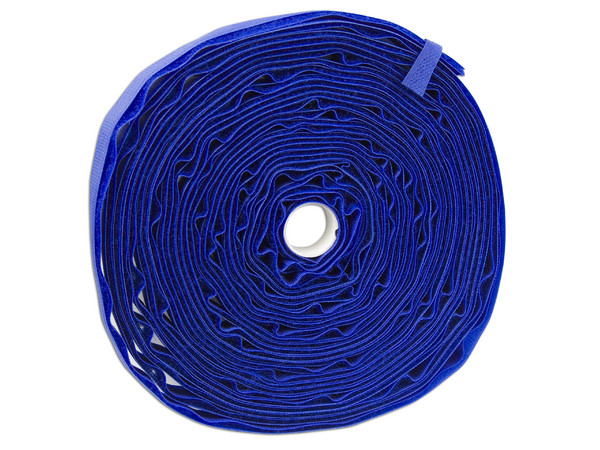 Manhattan Rollo de Velcro para organizar cables, 9mts, Azul