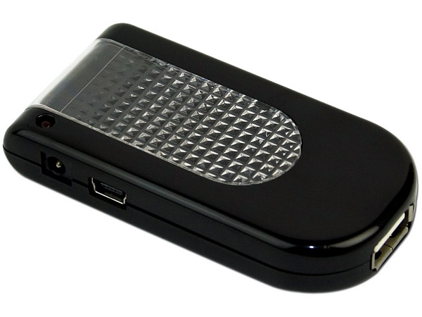 Hub USB de 4 Puertos con Luz Azul (Convierte 1 puerto USB en 4).