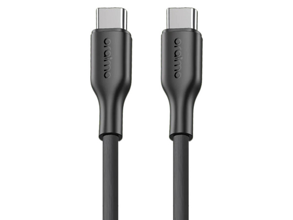 Cable de Carga Oraimo RobustLine OCD-114CC USB Tipo C (M-M), 60W, 3A, 1.5m. Color Negro.