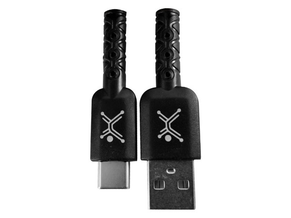 Cable USB Perfect Choice PC-101673RN, de USB-A a USB-C, 1 metro. Color Rojo y Negro.