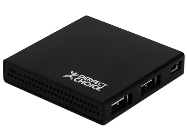  Mini Hub USB Perfect Choice de 4 Puertos (Convierte 1 puerto USB en 4).