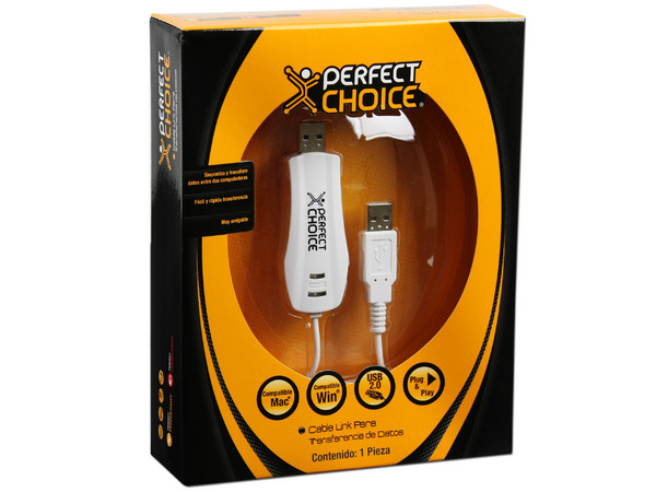 Cable Link  USB 2.0 para Transferencia de Datos entre dos computadoras