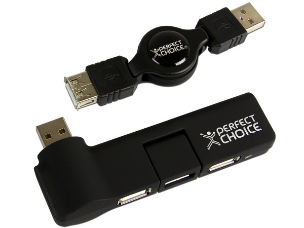 Hub USB 2.0 de 4 Puertos (Convierte 1 puerto USB en 4).