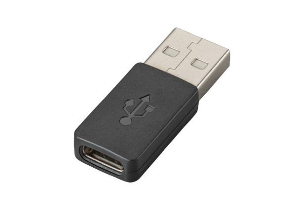 Adaptador USB Polycom by HP 85Q48AA, USB Tipo A a USB Tipo C, Color Negro.
