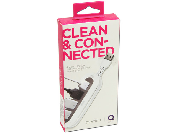 Hub USB Quirky Contort de 4 Puertos.