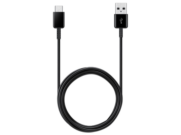 Cable de Datos SAMSUNG USB-C a USB-A, Color Negro, 1.10m, Universal.