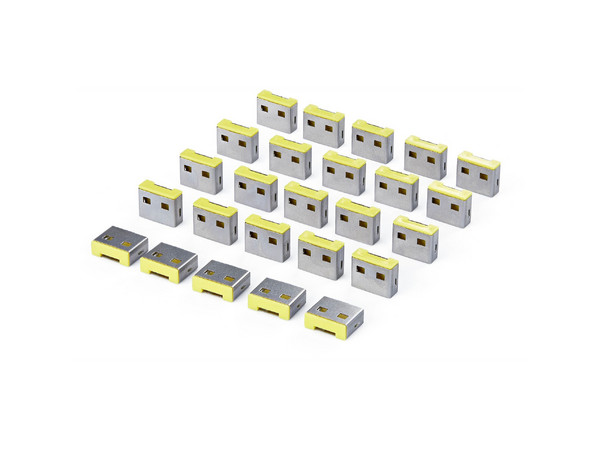 Tapones de Bloqueo de USB StarTech.com 25P-USB-A-BLOCKER, 25 Piezas.