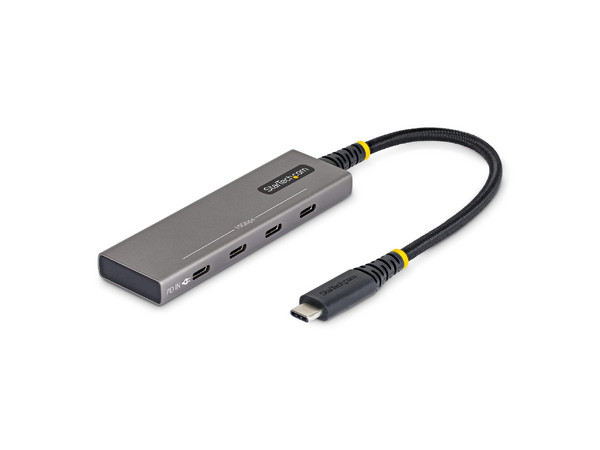 Hub USB Tipo C StarTech.com 309B-USBC-HUB, 4 Puertos USB Tipo C, 100W, 10Gbps. Color Plata.