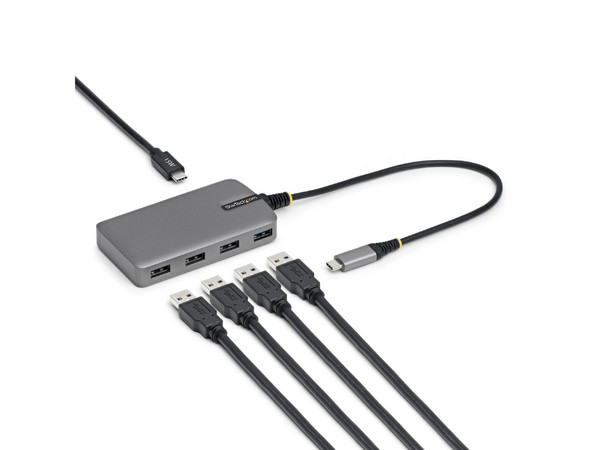 Hub USB-C StarTech 5G4AC-USB-C-HUB, 4 Puertos USB-A, USB 3.2 Gen 1, Plug & Play.