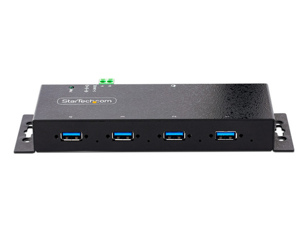 Hub USB StarTech 4 en 1 de USB Tipo B a USB-A 3.0, cable host de 1.8m, Color Negro.