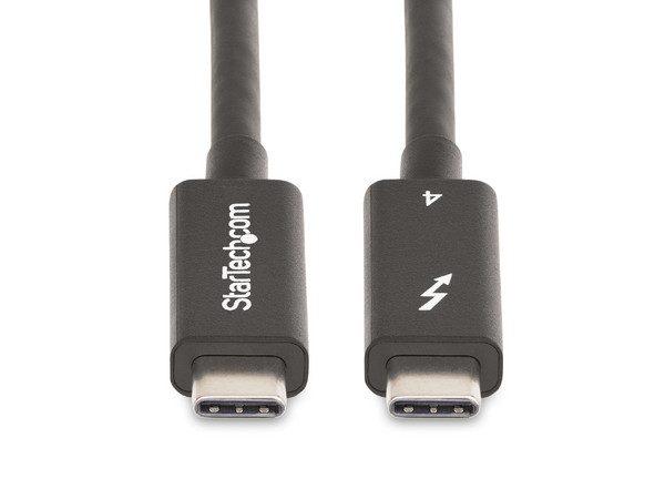 Cable Startech Thunderbolt 4 USB-C (40Gbps), compatible con USB 4 y DisplayPort, 2 m.