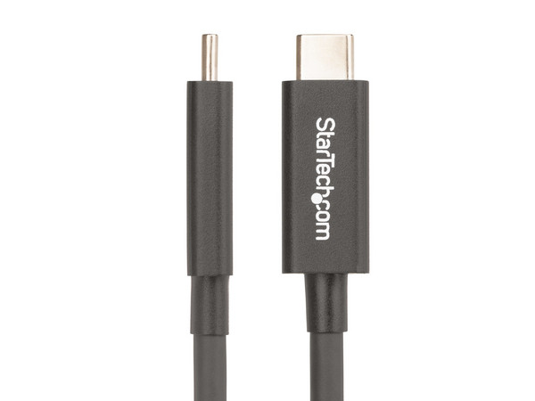 Cable Startech Thunderbolt 4 USB-C (40Gbps), compatible con USB 4 y DisplayPort, 2 m.