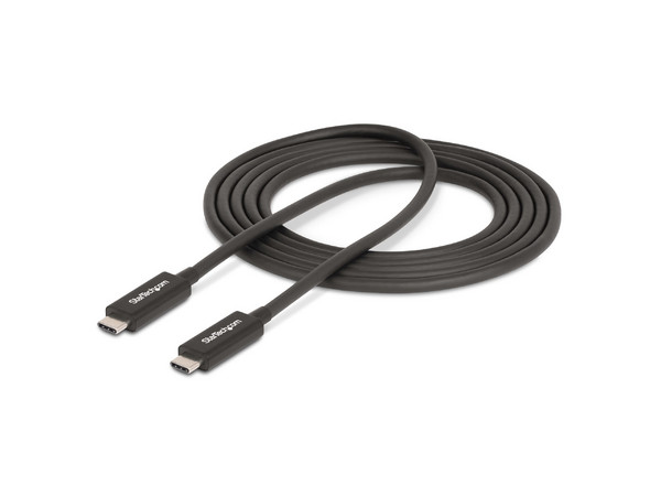 Cable Startech Thunderbolt 4 USB-C (40Gbps), compatible con USB 4 y DisplayPort, 2 m.