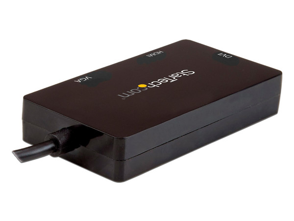 Adaptador Multipuertos USB-C a HDMI DVI y VGA.