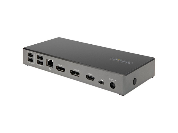 Docking Station StarTech.com DK31C2DHSPD, USB Tipo C a USB 3.2, USB 2.0, RJ-45, DisplayPort, HDMI, Ranura SD, Salida de audio y Micrófono. Color Negro.