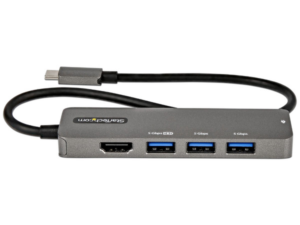 Docking Station StarTech, 3 Puertos USB-A 3.0, 1 puerto USB-C 3.2 Gen 1, 1 puerto HDMI, Video 4K de 60Hz (HDR10).