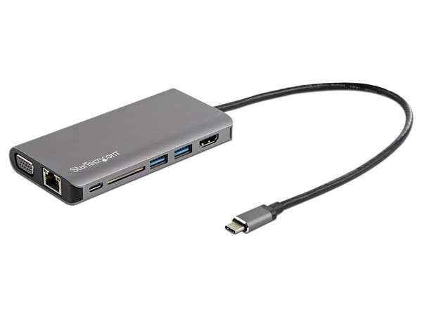 Hub Concentrador StarTech USB 3.0 / USB-C / Video de 8 Puertos con Ethernet Gigabit.