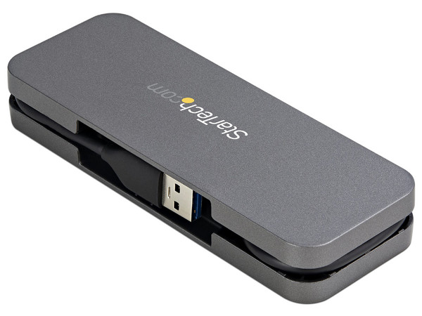 Hub USB 3.0 StarTech HB30AM4AB, Longitud 0.2 m, USB-A 3.0 a 4 puertos USB-A.