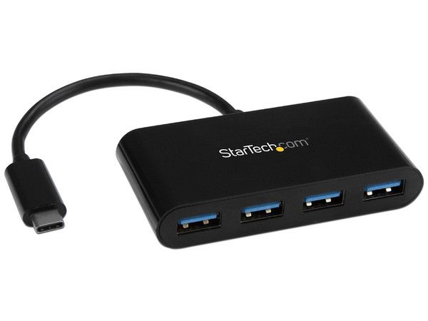 Concentrador Hub HB30C4AB de USB 3.0 de 4 puertos Hub USB-C a 4 USB Tipo A.