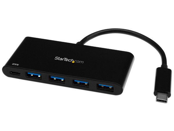 Hub Concentrador USB 3.0 de 4 Puertos con PD Entrega de Potencia.
