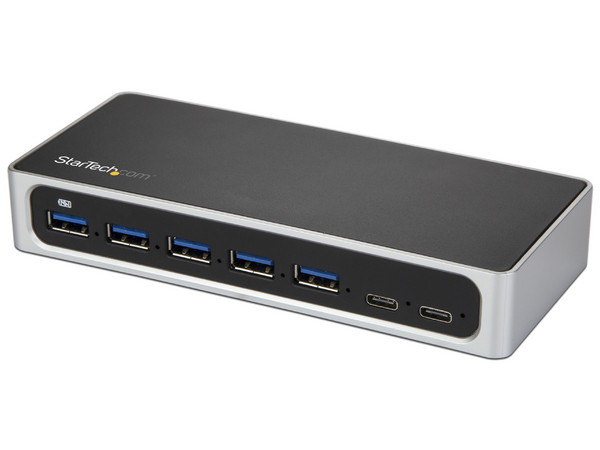 Hub Concentrador USB 3.0 USB C a 5x USB-A y 2x USB Tipo C de 7 Puertos