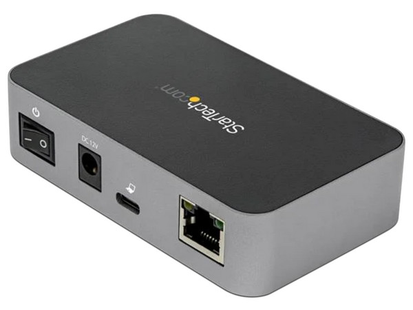 Adaptador Multipuertos StarTech USB-C de Red Ethernet con Hub de 2 Puertos USB 3.1.