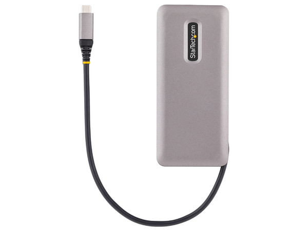 Hub USB-C StarTech HB31CM4CPD3 de 4 Puertos USB-C (H). Color Gris.