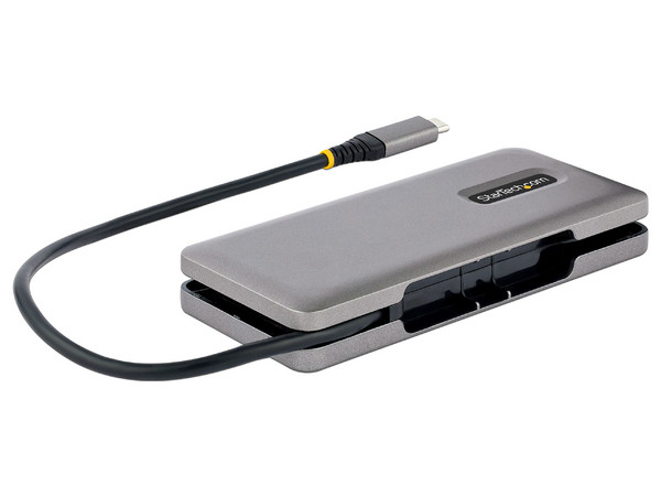 Hub USB-C StarTech HB31CM4CPD3 de 4 Puertos USB-C (H). Color Gris.