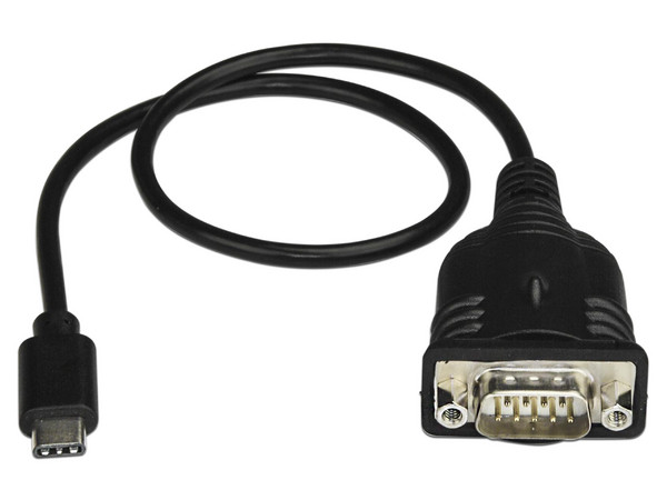 Adaptador Convertidor USB Tipo C a Serial DB9 RS232 con Retención de Puertos COM.
