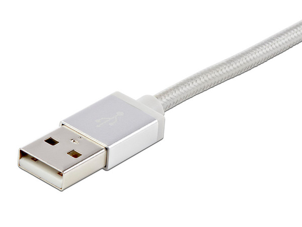 Cable de Carga USB de 1.8m - Lightning/USB-C/Micro-USB - Certificado por Apple MFi - Cable Cargador USB Tipo C - Cable de Carga y Datos para Celular - Recubrimiento de Nylon Trenzado