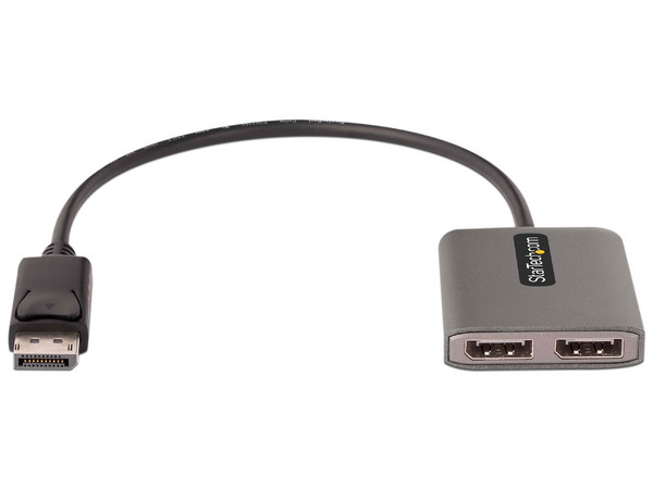 Divisor MST StarTech, para 2 puertos DisplayPort (Hasta 5K a 60Hz), cable de 30cm.