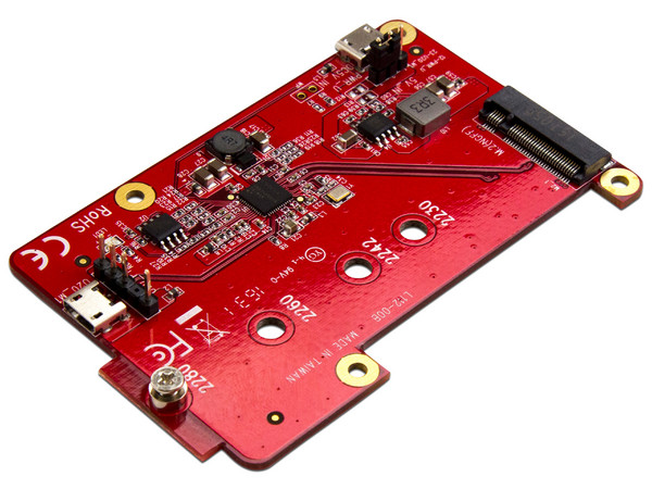 Placa Conversor StarTech USB a M.2 SATA, para placas de desarrollo y Raspberry Pi.