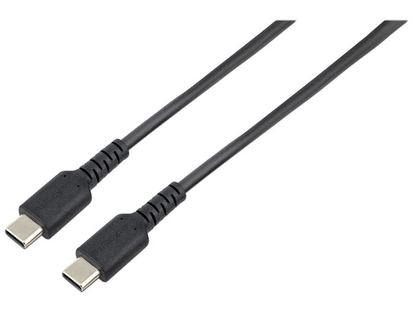 Cable de Carga en Espiral StarTech USB Tipo C a USB Tipo C, Color Negro.