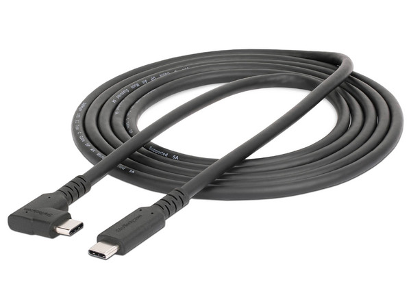 Cable StarTech RUSB315CC2MBR USB Tipo C a USB Tipo C (M-M), 2m, Color Negro.
