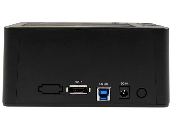 Docking Station eSATA USB 3.0 con UASP de 2 bahías para disco duro SATA de 2.5