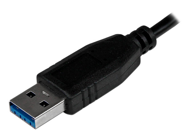 Adaptador Concentrador Hub USB 3.0 Super Speed para Laptop de 4 Puertos Salidas - Negro