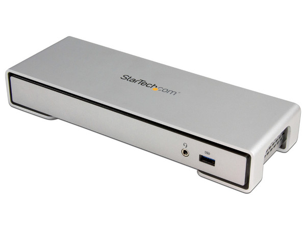 Replicador de puertos thunderbolt 2 con vídeo HDMI o Mini DisplayPort, puerto USB de Carga Rápida, Audio Digital, eSATA y Cable.