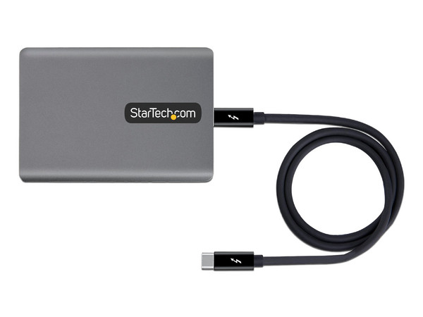 Adaptador de red externo StarTech TB310G2 de Thunderbolt 3 a Ethernet (USB-C a RJ-45), Color Gris.