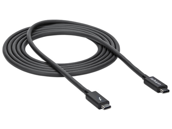 Cable de 2m. Thunderbolt 3 USB-C (40Gbps), compatible con Thunderbolt, DisplayPort y USB.