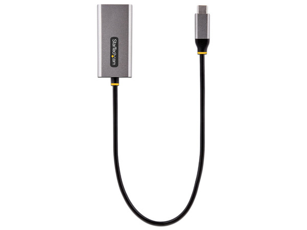 Adaptador de Red StarTech US1GC30B2 de RJ45(H) a USB-C(M). Color Gris.