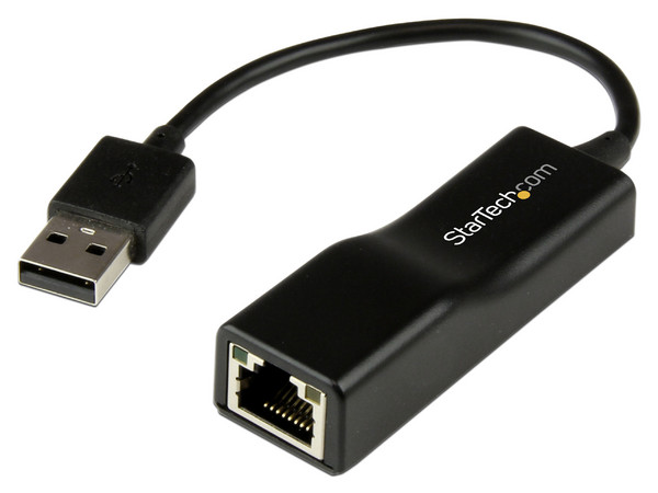 Adaptador de USB 2.0 a Ethernet 10/100 Mbps.