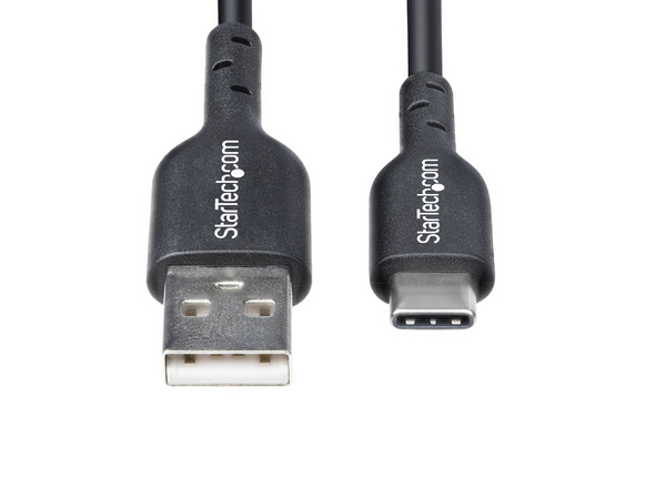 Cable de Carga USB StarTech USB2AC1MNCWHE, USB Tipo A a USB Tipo C, 1m, Color Negro.
