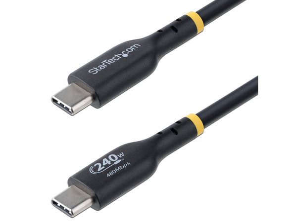 Cable USB-C StarTech, Longitud 2.0 m, Color Negro