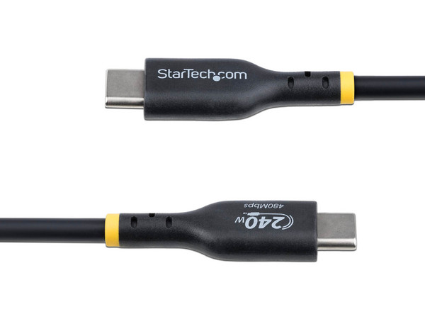 Cable USB-C StarTech, Longitud 2.0 m, Color Negro