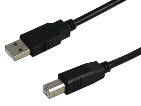 Cable StarTech de USB 2.0 tipo A (M) a USB tipo B (M), 1.8m, para Impresora y Escáner.