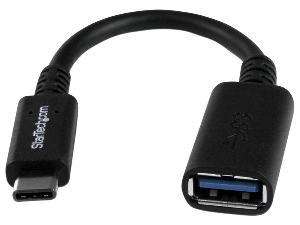 Adaptador de USB 3.1 Tipo-C (Macho) a USB tipo A (Hembra).