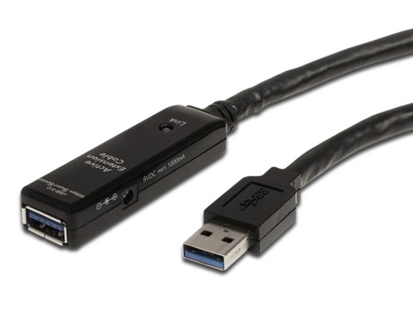 Extensión de cable StarTech de USB 3.0 (macho) a USB 3.0 (hembra), 10 metros.