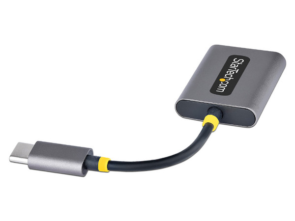Adaptador Divisor Startech USB-C a dos tomas de auriculares de 3.5 mm, Color Gris.
