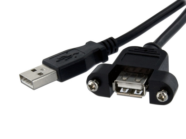 Cable Extensor de 91cm USB 2.0 para empotrar en panel.