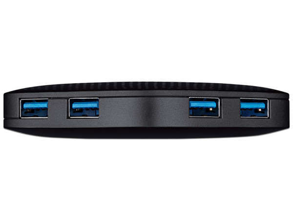 HUB USB 3.0 TP- Link UH400 V5, USB Tipo A a 4 Puertos USB Tipo A. Color Negro.